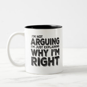 Ich behaupte nicht, dass ich nur erkläre, warum i zweifarbige tasse