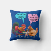 Ich beherrsche das Kissen mit dem Wurstwurf (Rückseite)