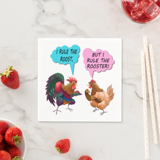 Ich beherrsche die Rostnacken Serviette (Beispiel)