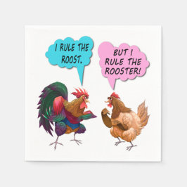 Ich beherrsche die Rostnacken Serviette