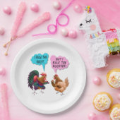 Ich beherrsche die Rostpapierplatten Pappteller (Party)