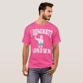 Ich beherrsche oder ich ertrinke Wasserpolo T-Shirt (Vorne ganz)