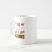 Ich Behielt alle meine Vater-Witze in einem Vater- Kaffeetasse (Vorderseite Links)