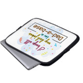 Ich Behielt alle meine Vater-Witze in einem Vater- Laptopschutzhülle (Vorne Knopf)