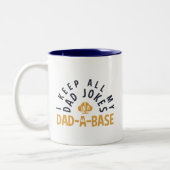 ICH BEHIELT ALLE MEINEN VATER IN MEINEM VATER-DA-B ZWEIFARBIGE TASSE (Links)