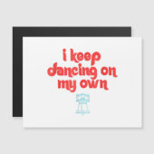 Ich Behielt auf Philadelphia zu tanzen Magnetkarte (Vorne/Hinten)