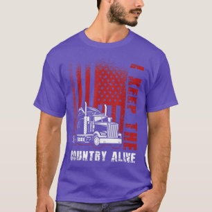 Ich Behielt die Country Alive - Truck Driver Truck T-Shirt
