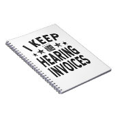 Ich Behielt Hörrechnungen Notizblock (Rechte Seite)