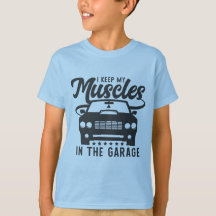 Ich behielt meine Muskeln in der Garage Boys Blue