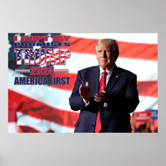Ich Behielt meine Versprechen Trump 2024 Poster