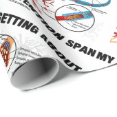 Ich Behielt, über meine Kurze Aufmerksamkeitsspann Geschenkpapier (Rolleneckpunkt)