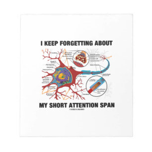 Ich Behielt, über meine Kurze Aufmerksamkeitsspann Notizblock