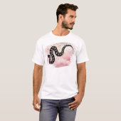 Ich beiße Massasauga Schlange auf Pink T-Shirt (Vorne ganz)