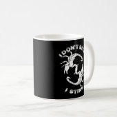 Ich beiße nicht, ich steche - Skorpio-Design Kaffeetasse (VorderseiteRechts)