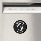Ich beiße nicht, ich steche - Skorpio-Design Magnet (In Situ (Geschirrspüler))