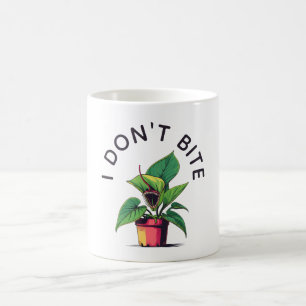 Ich Beiße Nicht Lustige Venusfliegenfalle Kaffeetasse