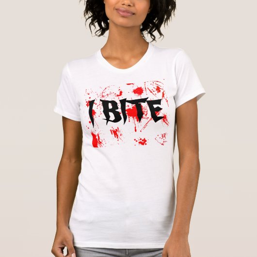 ICH BEISSE (VAMPIRE) T-Shirt (Vorderseite)