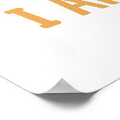 Ich bejahe das Klassenzimmer-Poster Poster (Ecke)