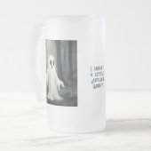 Ich bekam einen kleinen Geist des Herbstes Mattglas Bierglas (Vorderseite Links)