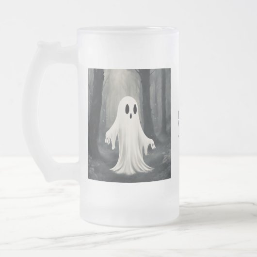 Ich bekam einen kleinen Geist des Herbstes Mattglas Bierglas (Links)