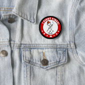 Ich bekämpfe Brände Feuerwehrmann Button (Beispiel)