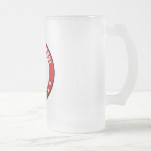 Ich bekämpfe Brände Feuerwehrmann Mattglas Bierglas