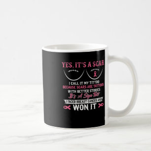 Ich bekämpfe Brustkrebs N Won Breast Cancer Awaren Kaffeetasse