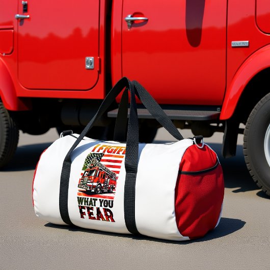 Ich bekämpfe, was du fürchtest duffle bag