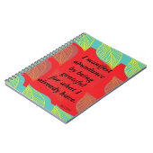 Ich bekenne mich zur Fülle, indem ich dankbar beja Notizblock (Linke Seite)