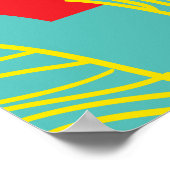 Ich bekenne mich zur Fülle, indem ich dankbar beja Poster (Ecke)