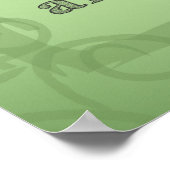 Ich bekenne mich zur Fülle, indem ich dankbar beja Poster (Ecke)