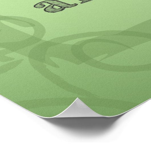 Ich bekenne mich zur Fülle, indem ich dankbar beja Poster (Ecke)