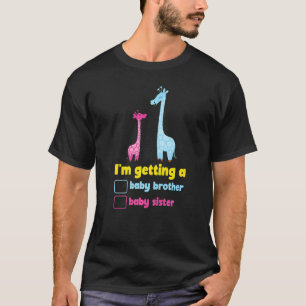Ich bekomme eine Baby Brother Baby Schwester Niedl T-Shirt