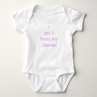 Ich bekomme es von meiner Mama! Baby Onesie Strampler