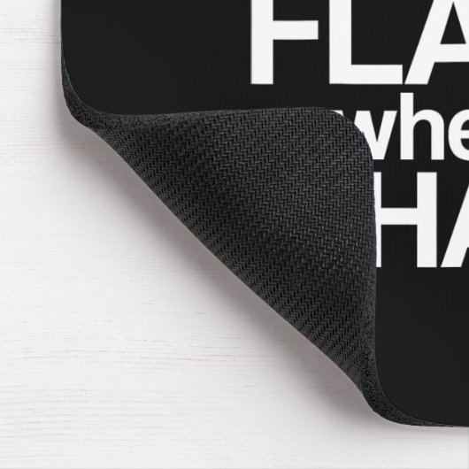 Ich bekomme Flappy, wenn ich glücklich bin Autismu Mousepad (Ecke)