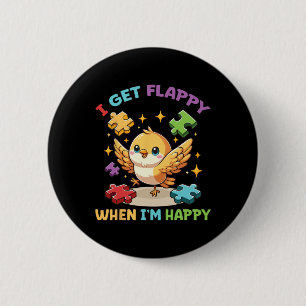 Ich bekomme Flappy, wenn ich glücklich bin, Niedli Button