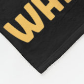 Ich bekomme Flappy, wenn ich glücklich bin, Niedli Fleecedecke (Ecke)