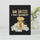 ICH BEKOMME GELD EINLADUNG (Stehend Vorderseite)