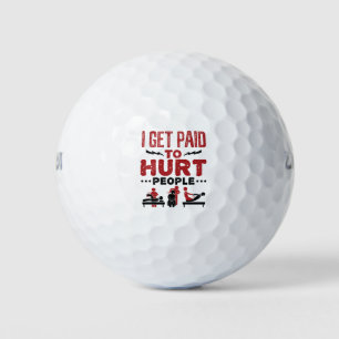 Ich bekomme Geld für Menschen mit Behinderungen Golfball