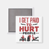 Ich bekomme Geld für Menschen mit Behinderungen Magnet (Vorderseite/Rückseite)