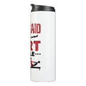 Ich bekomme Hilfe für Juristen Thermosbecher (Nach rechts gedreht)