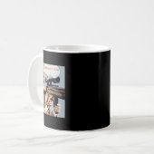 Ich bekomme ihn Bulletproof Trump 2024 Kaffeetasse (Vorderseite Links)