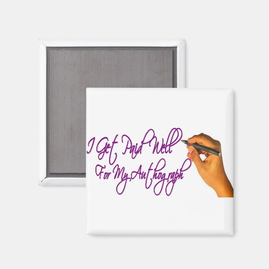 Ich bekomme mein Auto bezahlt Magnet (Vorderseite/Rückseite)