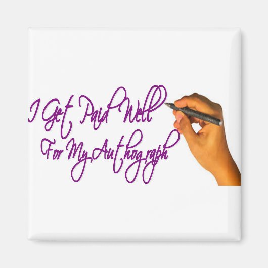 Ich bekomme mein Auto bezahlt Magnet (Vorne)