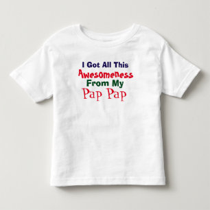 Ich bekomme mein Gefühl von meinem Pap-Pp-T - Shir Kleinkind T-shirt
