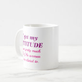 Ich bekomme meine Einstellung Kaffeetasse (Vorderseite Links)