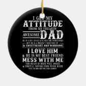 Ich bekomme meine Einstellung von meinem Phantasti Keramik Ornament (Hinten)