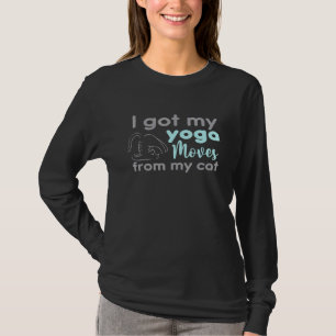 Ich bekomme meine Yoga-Umzüge von meinem Katzenbes T-Shirt