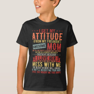 Ich bekomme meinen Phantastischen Mama Junge T-Shirt