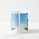 Ich belle für Barack, BO der erste Hund Obama Kaffeetasse (Mittel)